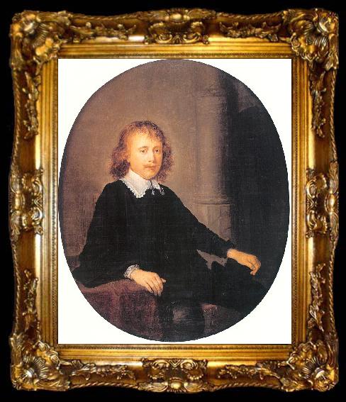 framed  DOU, Gerrit Portrait of a Man, ta009-2